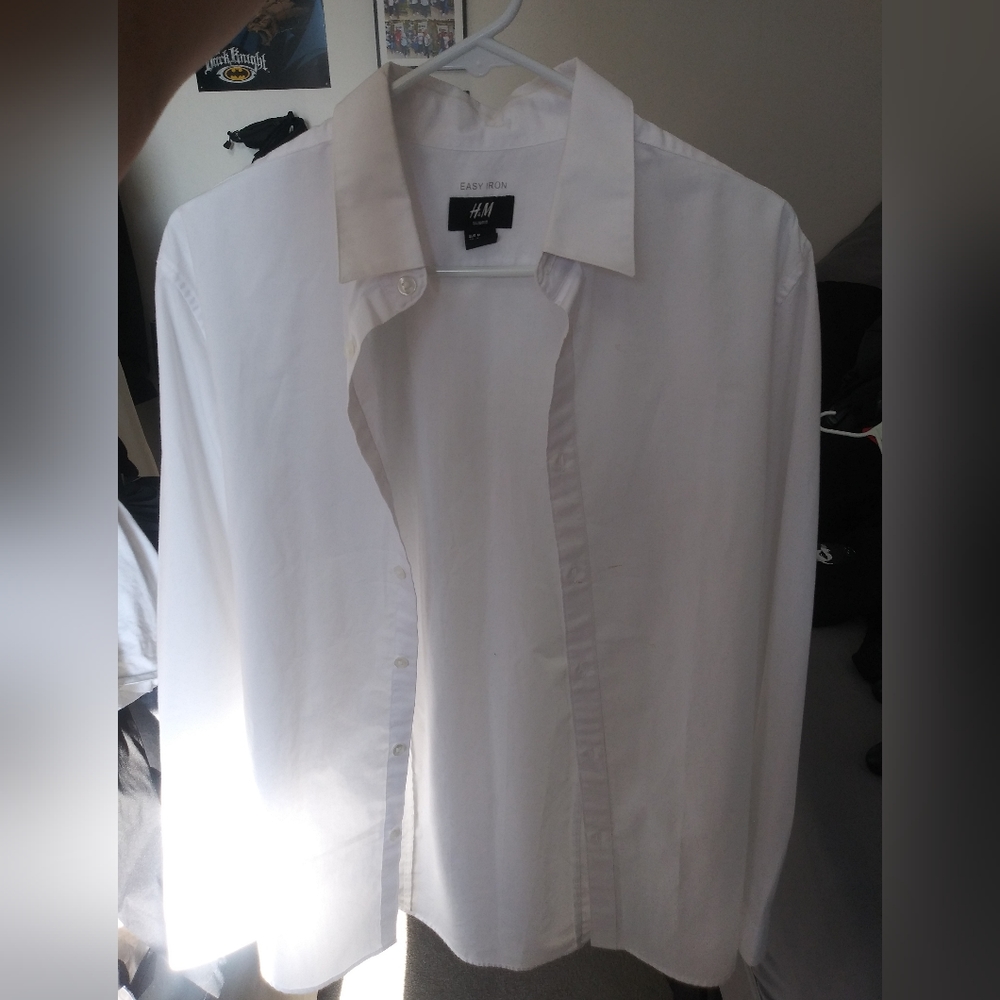 H&M medium slim fit white